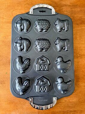 Norpro Nonstick Cookie Sheet Pan Farm Animals Grandma Cottage Spring Farmstand